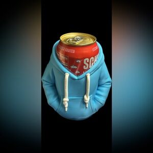 Hoodie Can Coozie 3D Printed